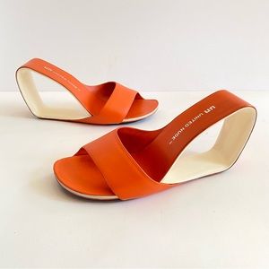 United Nude Womens Size 39 8.5 Mobious Heels Orange.